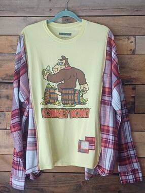 Upcycled Donkey Kong Graphic Top